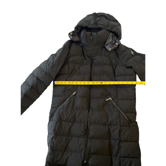 Michael Kors Black Puffer Coat Light Weight Down Fill Jacket Parka XL Women READ - Picture 16 of 16